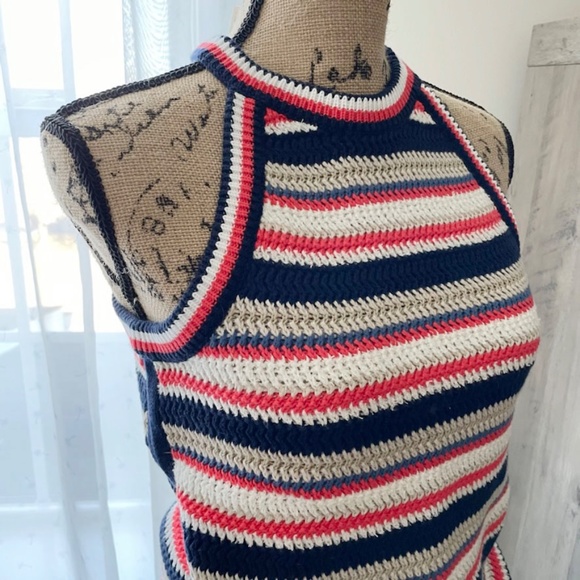 GAP stripe cotton summer knit top - Picture 3 of 5